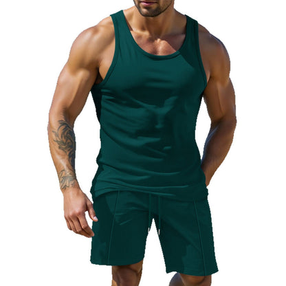 Herren Sportset Freizeitshirt und Shorts Komfort