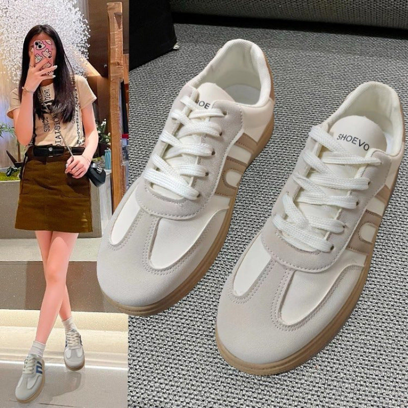 Damen Sneaker Klassisch Bequem Sportlich Weiß