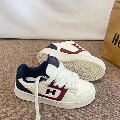 Damen Sneaker Sportlich Kontrast Farben