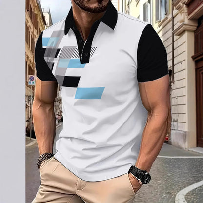 Herren Poloshirt Grafikdesign Cool Berlin Style