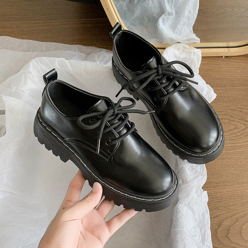 Damen Schnürschuhe Chunky Stil Hochzeitsschuhe Modisch