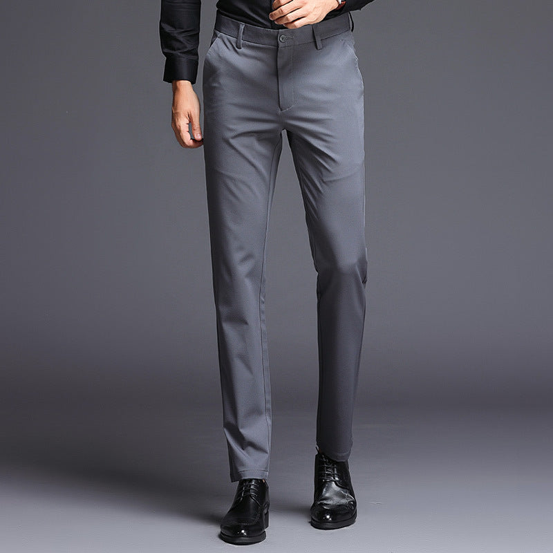 Herren Anzughose Elegante Bequem Slimfit Schwarz - BerlinGlamour