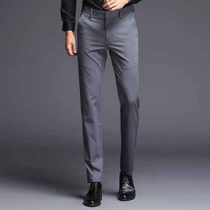 Herren Anzughose Elegante Bequem Slimfit Schwarz - BerlinGlamour