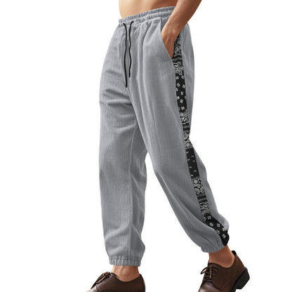 Herren Freizeithose Bandana-Design Modern Casual Hose
