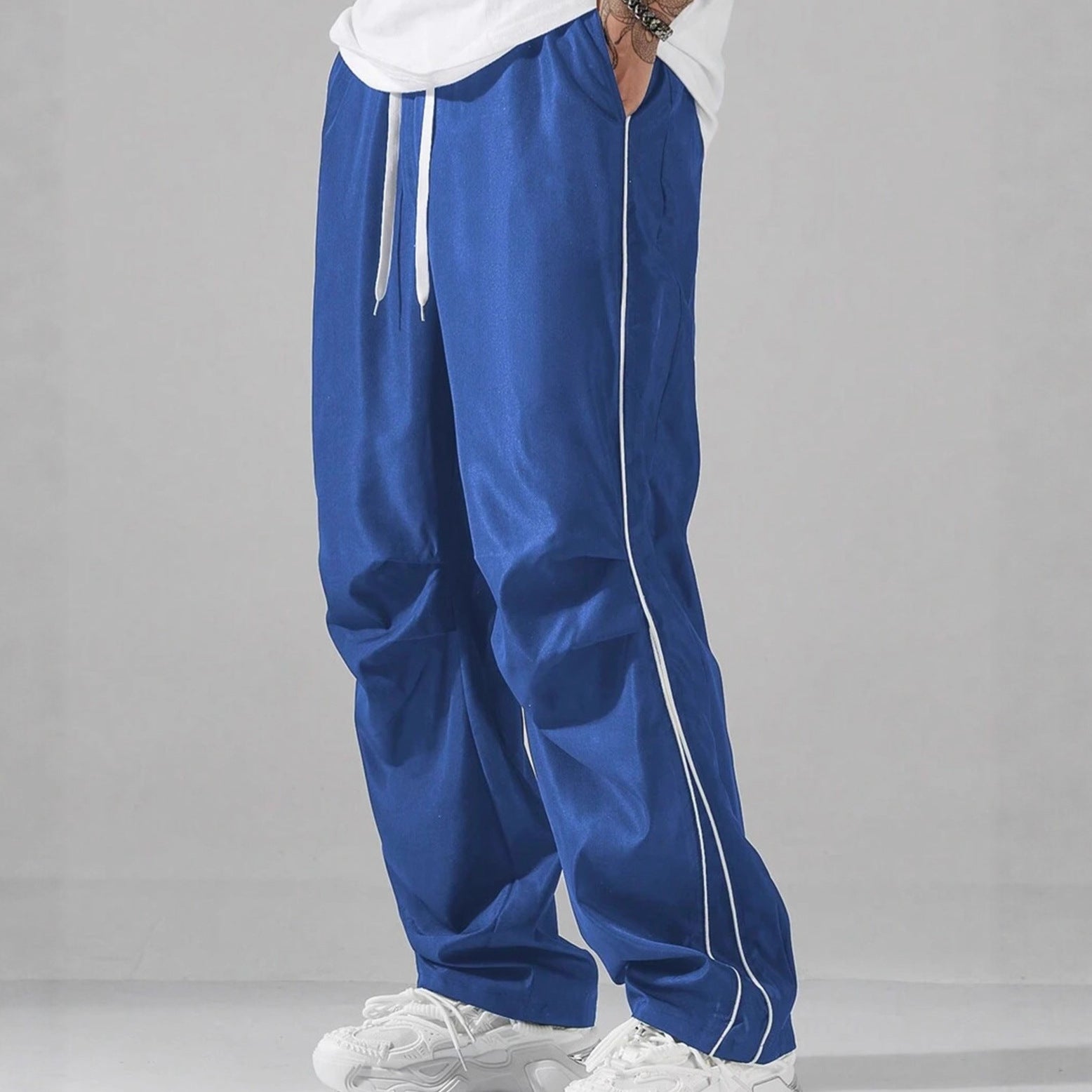Herren Sport Hose Freizeit mit Paspelierung Modern - BerlinGlamour