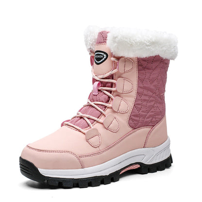 Damen Winterstiefel Isoliert Warm Rutschfest Schnee Stiefel