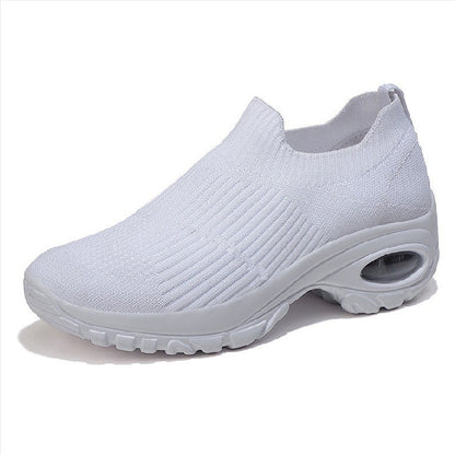 Damen Sneaker Bequem Elastisch Luftpolster