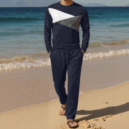 Herren Sportset Farbblock Design Modern Berlin Style