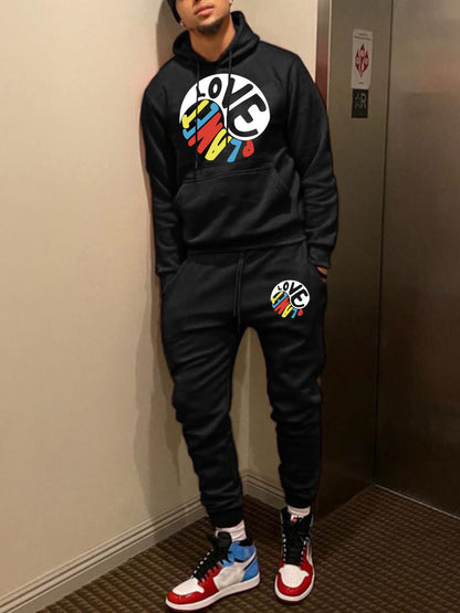 Herren Hoodie Set Jogginghose Streetwear Berlin Style