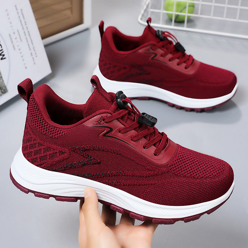 Damen Sneaker Sport Fitness Atmungsaktiv Laufschuhe