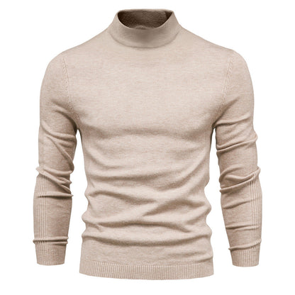 Herren Rollkragenpullover Weich Komfortabel Strick