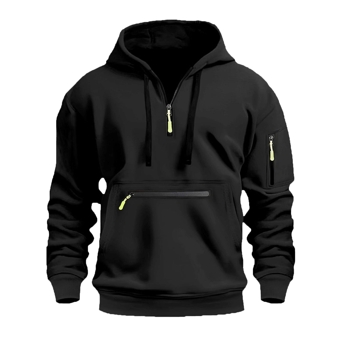 Funktionspullover Herren Kapuzenpullover Sportlich Modern