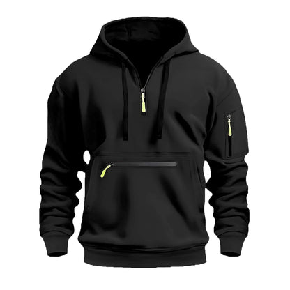 Funktionspullover Herren Kapuzenpullover Sportlich Modern