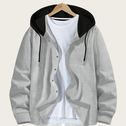 Herren Kapuzenjacke Modern mit Hood und Streetwear Design