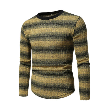 Herren Langarmshirt Modernes Strukturmuster Berlin Style