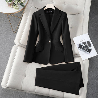 Moderne Business Blazer Hosenkombi Damen