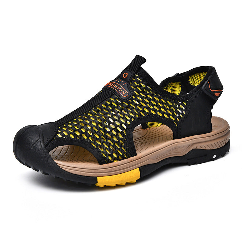 Herren Outdoor-Sandalen Atmungsaktiv Rutschfest Verstellbar