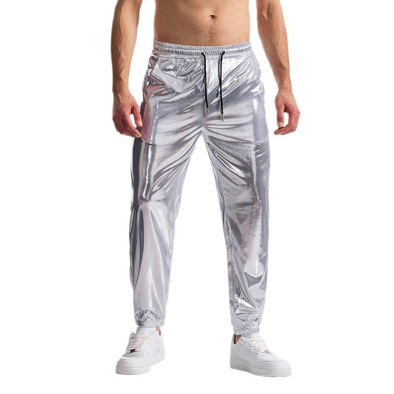 Herren Sporthose Elastisch Modern Glänzend