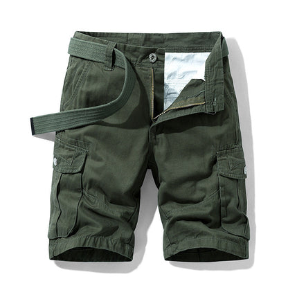 Herren Cargo-Shorts Bequem Multifunktions-Taschen Verstellbar