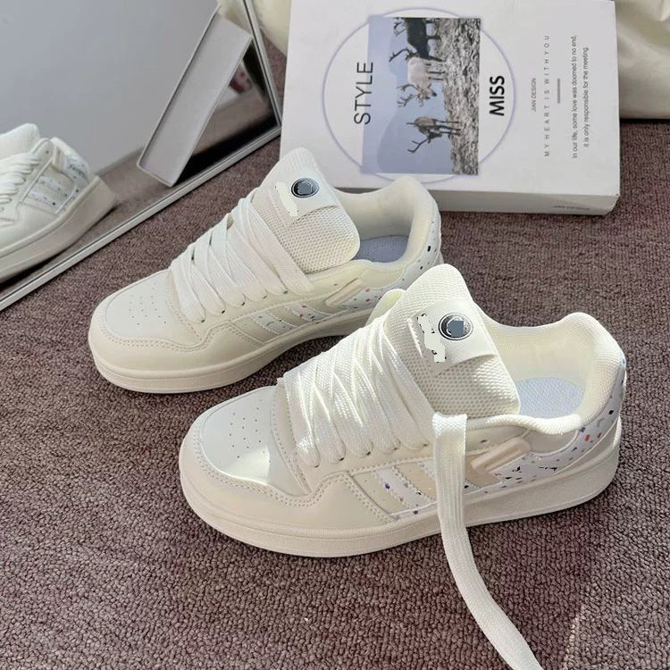 Damen Sneaker Retro Style Frauen Schuhe Trendy - BerlinGlamour