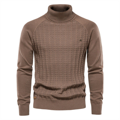 Herren Strickpullover mit modischem Stehkragen und strukturiertem Design BerlinGlamour, der perfekte Begleiter für jeden urbanen Abenteuer, wird dein neuer Titel sein: St - BerlinGlamour