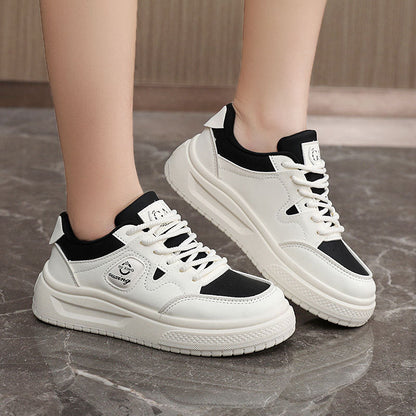 Damen Plateausneaker Atmungsaktiv Rutschfest Modern