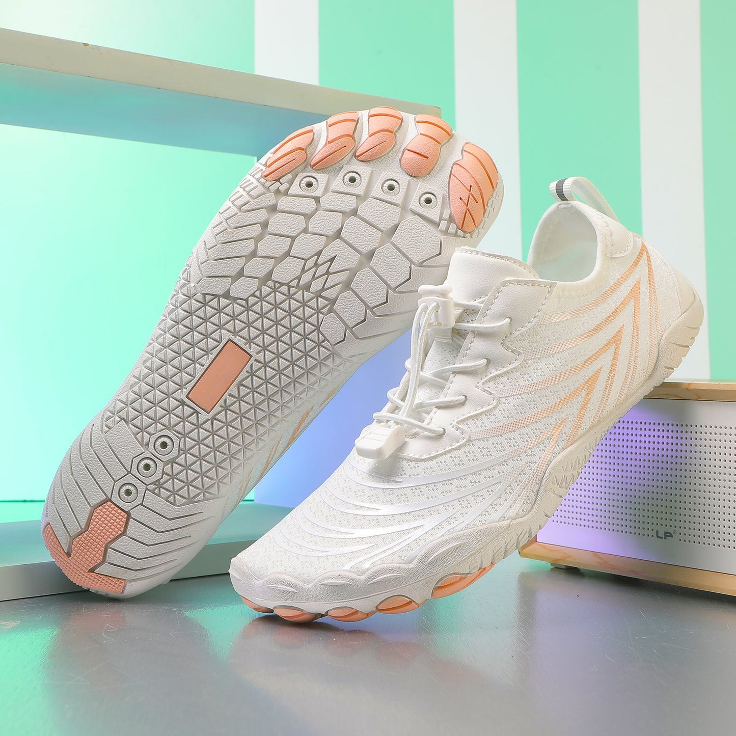Damen Sportschuhe Bunt Atmungsaktiv Rutschfest