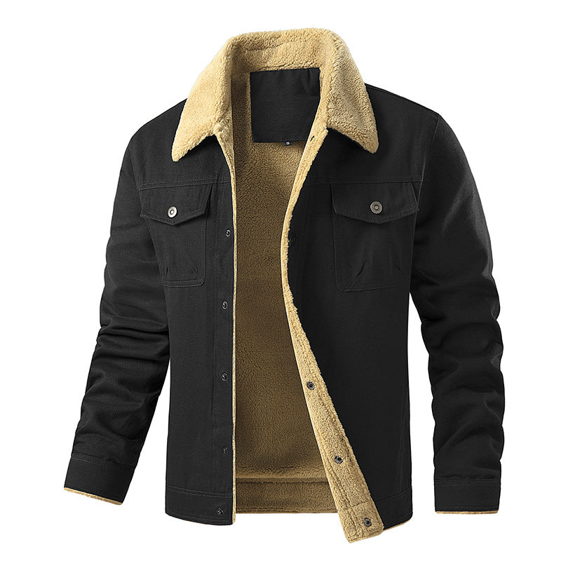 Herren Winterjacke Teddyfutter gefüttert Warm - BerlinGlamour