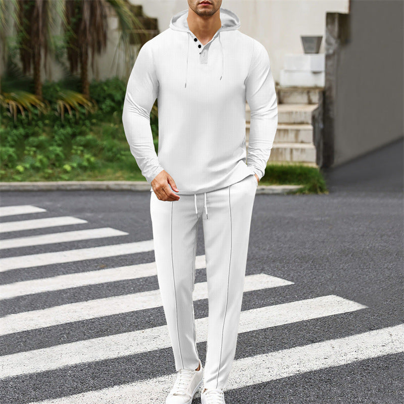 Herren Hoodie-Set Sportlich Modern mit Kapuze