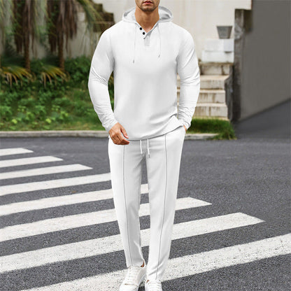 Herren Hoodie-Set Sportlich Modern mit Kapuze
