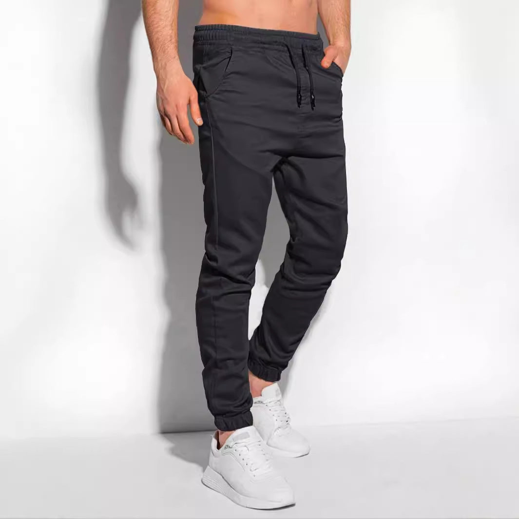 Herren Jogginghose Sportlich Mit Seitentaschen Bequem