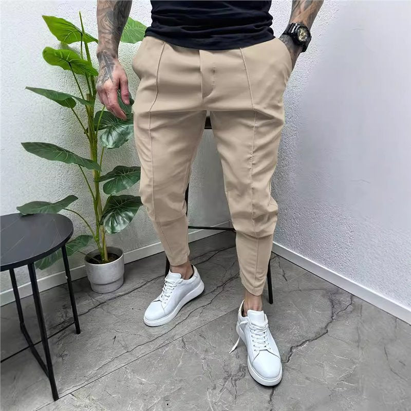 Herren Jogginghose Slim Fit mit Taschen Modern - BerlinGlamour