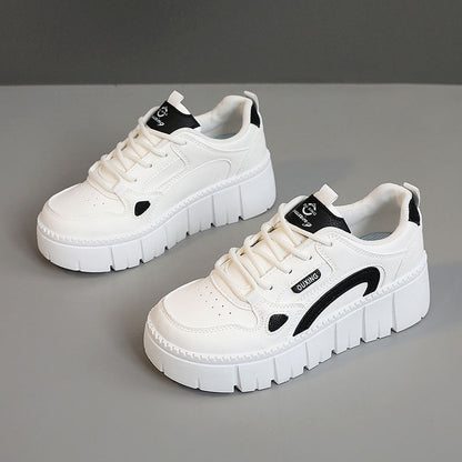 Damen Sneaker Plateau Sportlich Komfortabel Mit Dämpfung