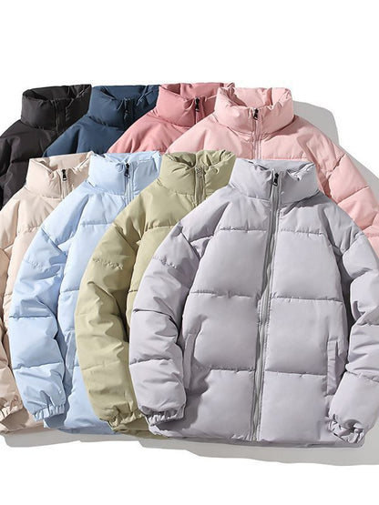 Herren Steppjacke Isoliert Warm mit Hochkragen Elastisch - BerlinGlamour