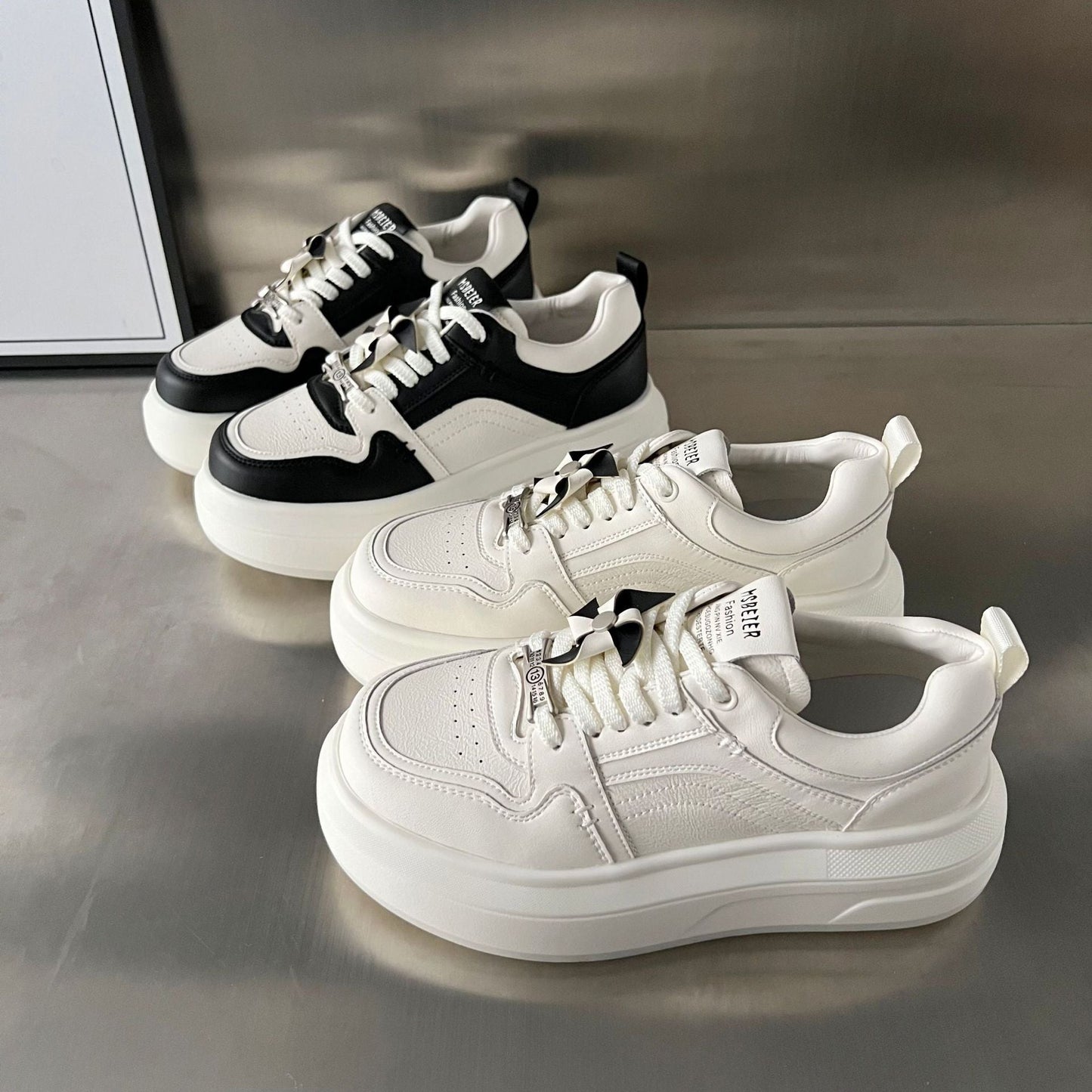 Damen Sneaker Chunky atmungsaktiv mit Plattensohle