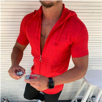 Herren Kapuzenshirt Modern Atmungsaktiv Sportlich