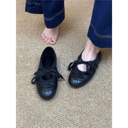 Damen Ballerinas Rüschendesign Komfortabel Stilvoll - BerlinGlamour