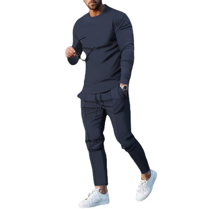 Herren Langarmshirt Bequem Lässig Trendig