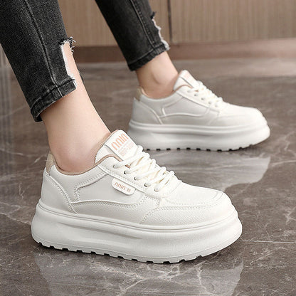 Damen Sneaker Platform Bequem Modern