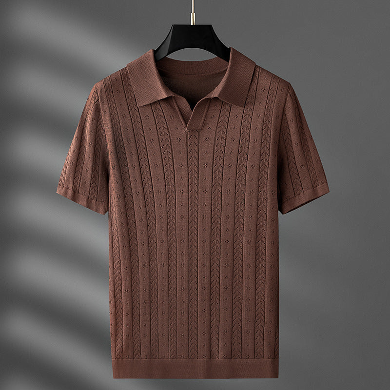 Herren Poloshirt aus Baumwolle Elegant Modern
