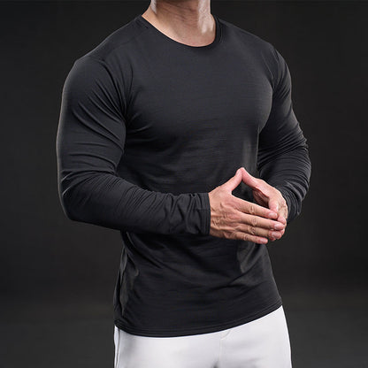 Funktionsshirt Herren Langarm Sportlich atmungsaktiv - BerlinGlamour