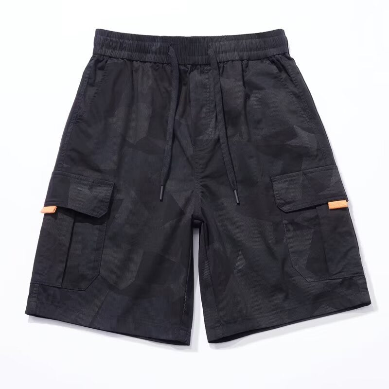 Herren Cargo Shorts Camouflage Modern Mit Taschen