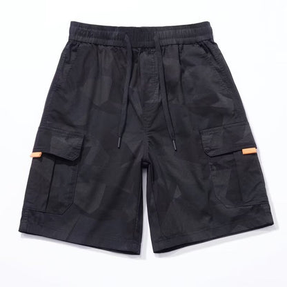 Herren Cargo Shorts Camouflage Modern Mit Taschen
