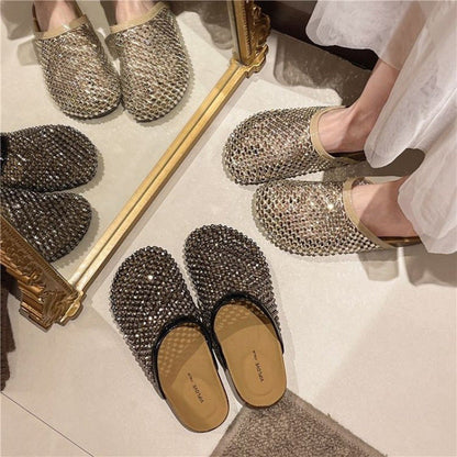 Damen Sandalen Glitzernd Sommer Schuhe Damen - BerlinGlamour