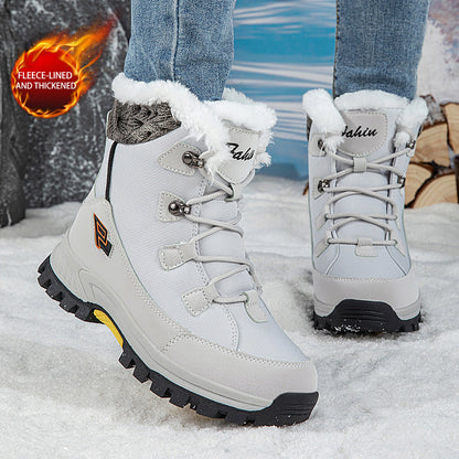 Damen Winterstiefel Fleecegefüttert Warm Schnittig - BerlinGlamour