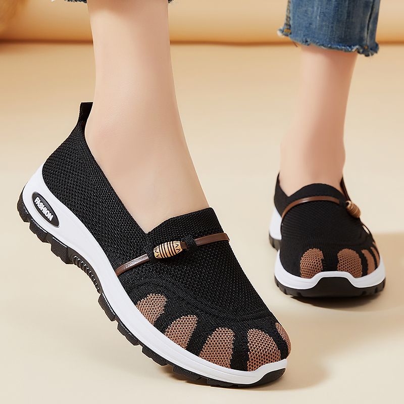 Damen Sport Schuhe Slip-On Bequem Flexibel