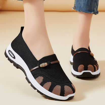 Damen Sport Schuhe Slip-On Bequem Flexibel