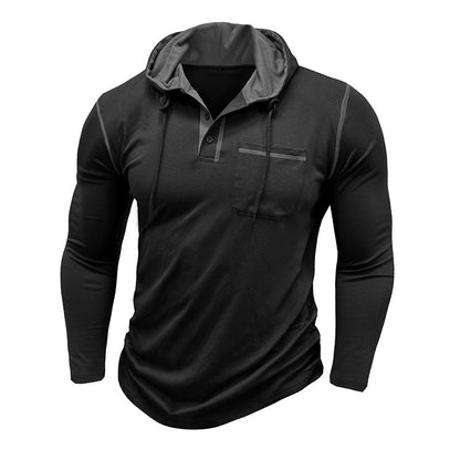 Herren Sweatshirt Kapuze Langarm Hoodie Sportlich