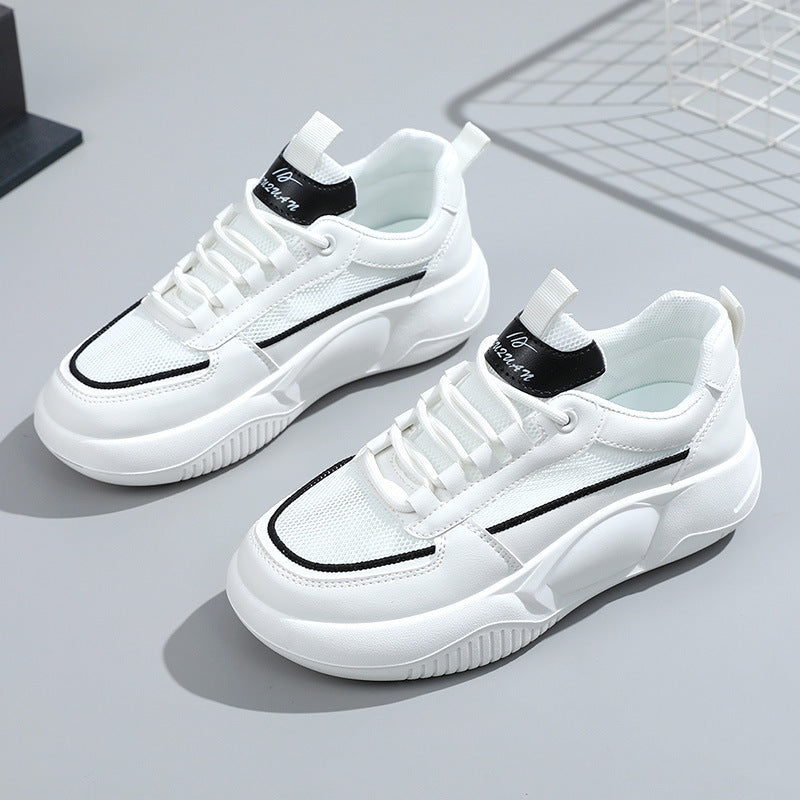 Damen Sneaker atmungsaktiv mit gepolsterter Laufsohle Modern