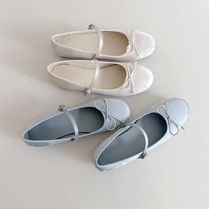 Ballerinas Damen Bequem Verstellbarer Riemen